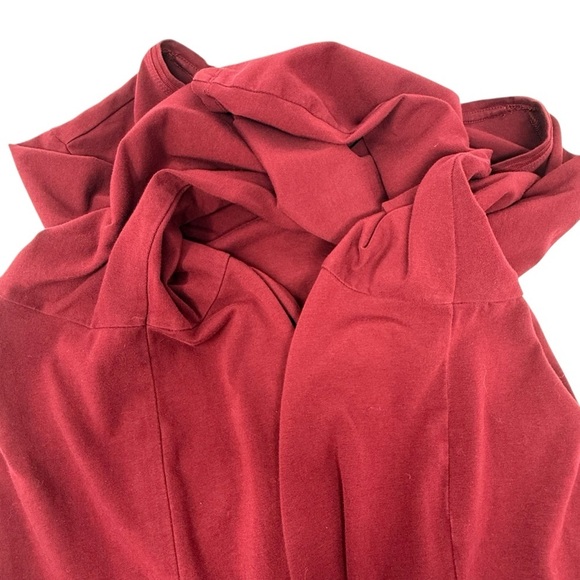 Catherines Suprema Collection Burgundy 3/4 Sleeve Scoop Neck Tee Shirt Size 3X - Picture 12 of 15